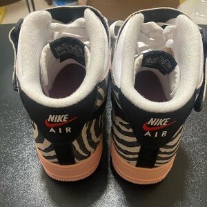 Women’s Nike Mid high top  Air Force One animal print